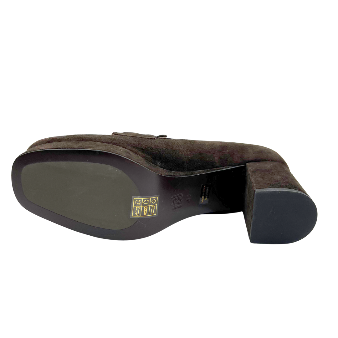 Bibi Lou 10 40 Brown Suede Heels