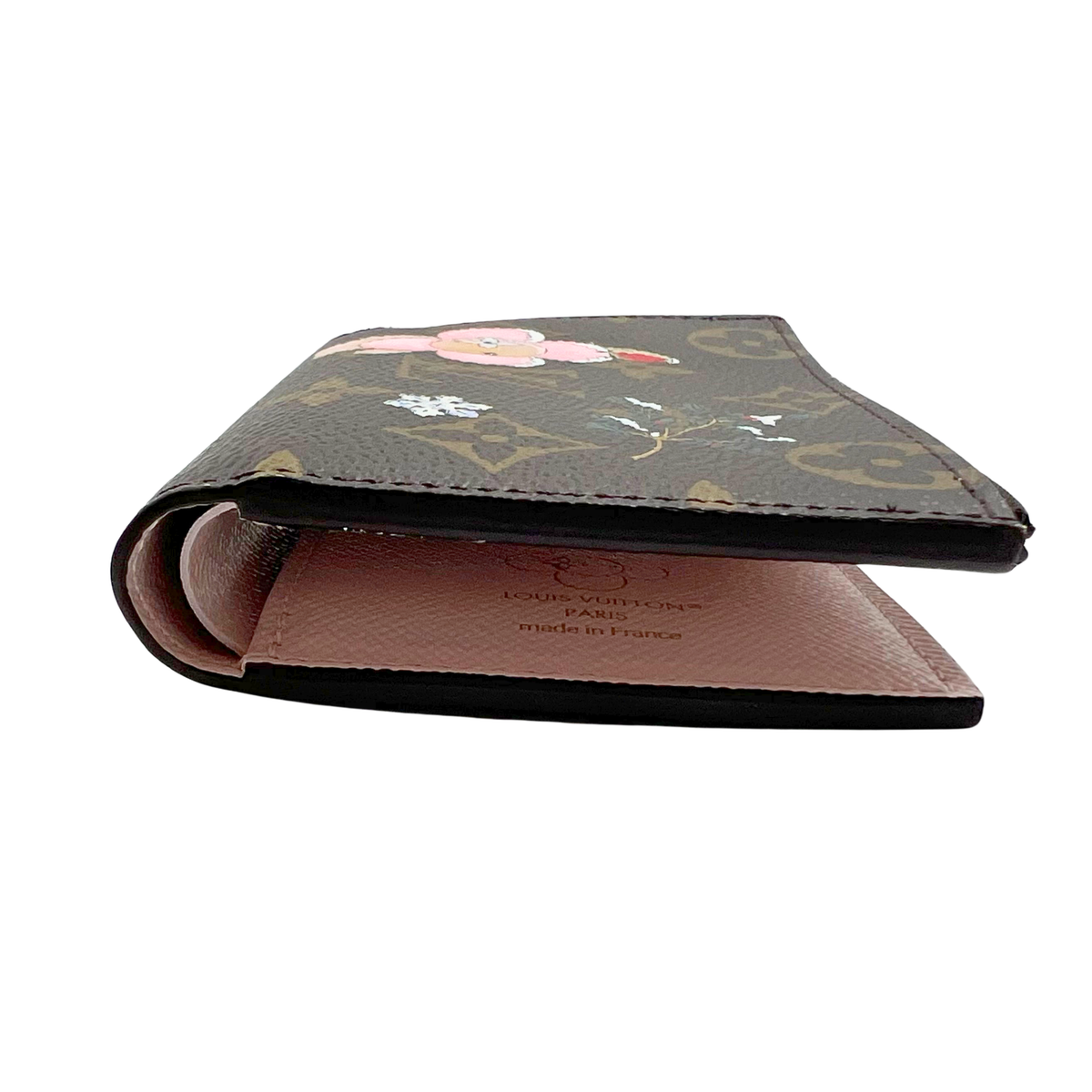 Louis Vuitton Monogram Vivian Snowy Pearl Lisa Wallet
