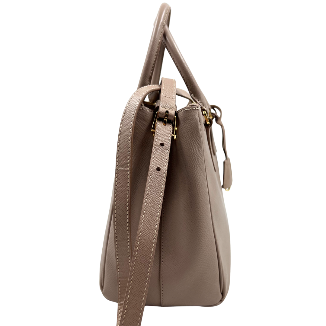 Prada Small Double Zip Galleria Two-way bag