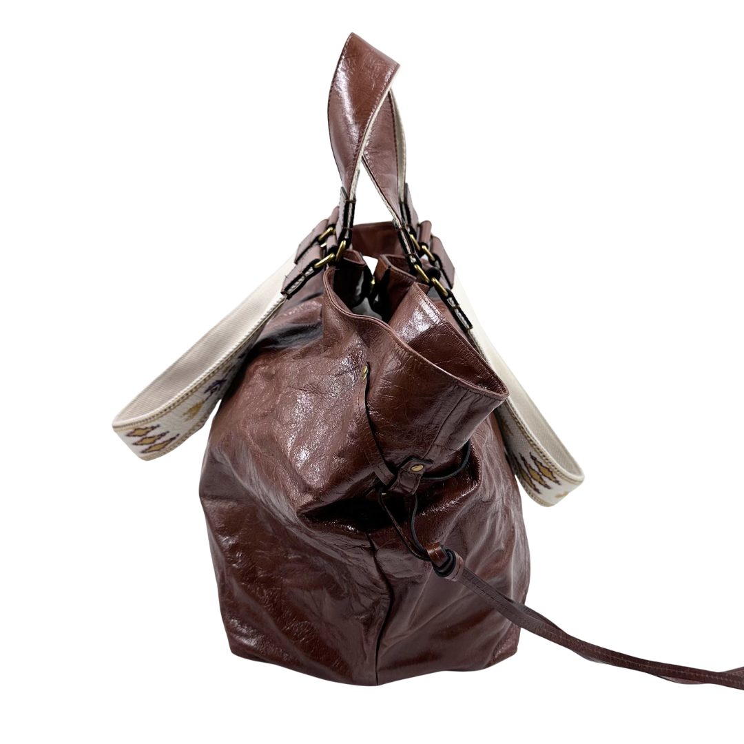 Isabel Marant Wardy Leather Shopper Tote