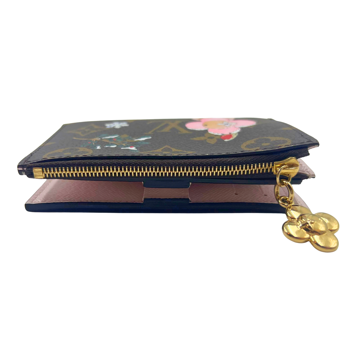 Louis Vuitton Monogram Vivian Snowy Pearl Lisa Wallet