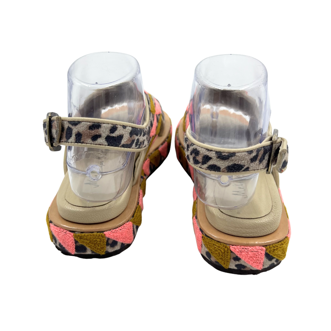 Mehar Kakalia 6.5 Multi-Color Leather/Textile Sandals