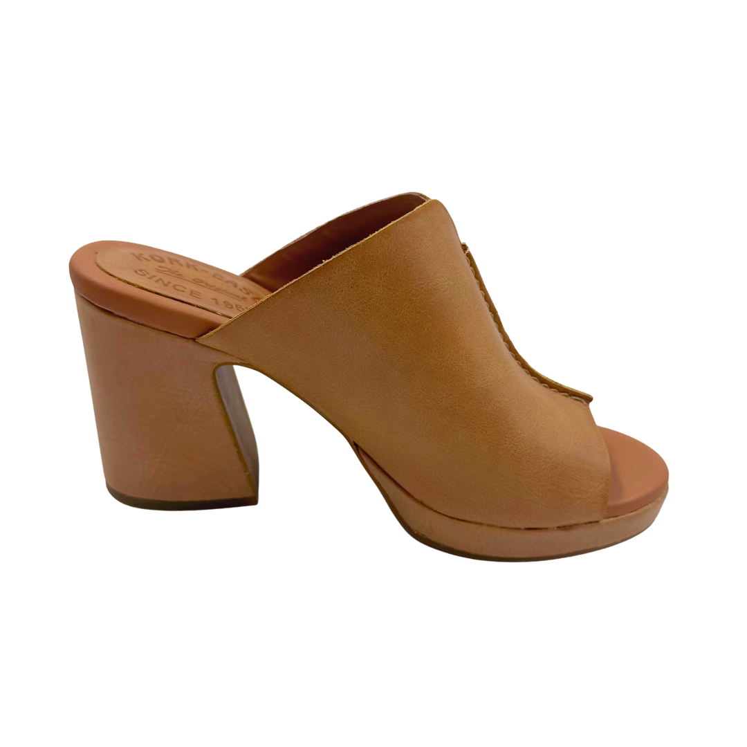 Kork Ease 8 Tan Leather Heels
