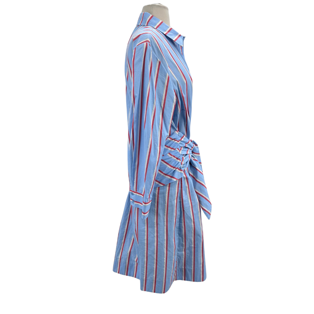 Finley Blue/White/Red Dress