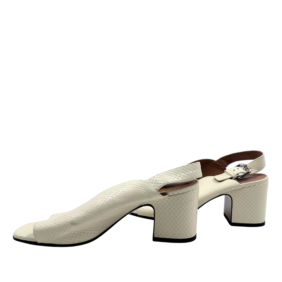 Nomasei 40 White Heels