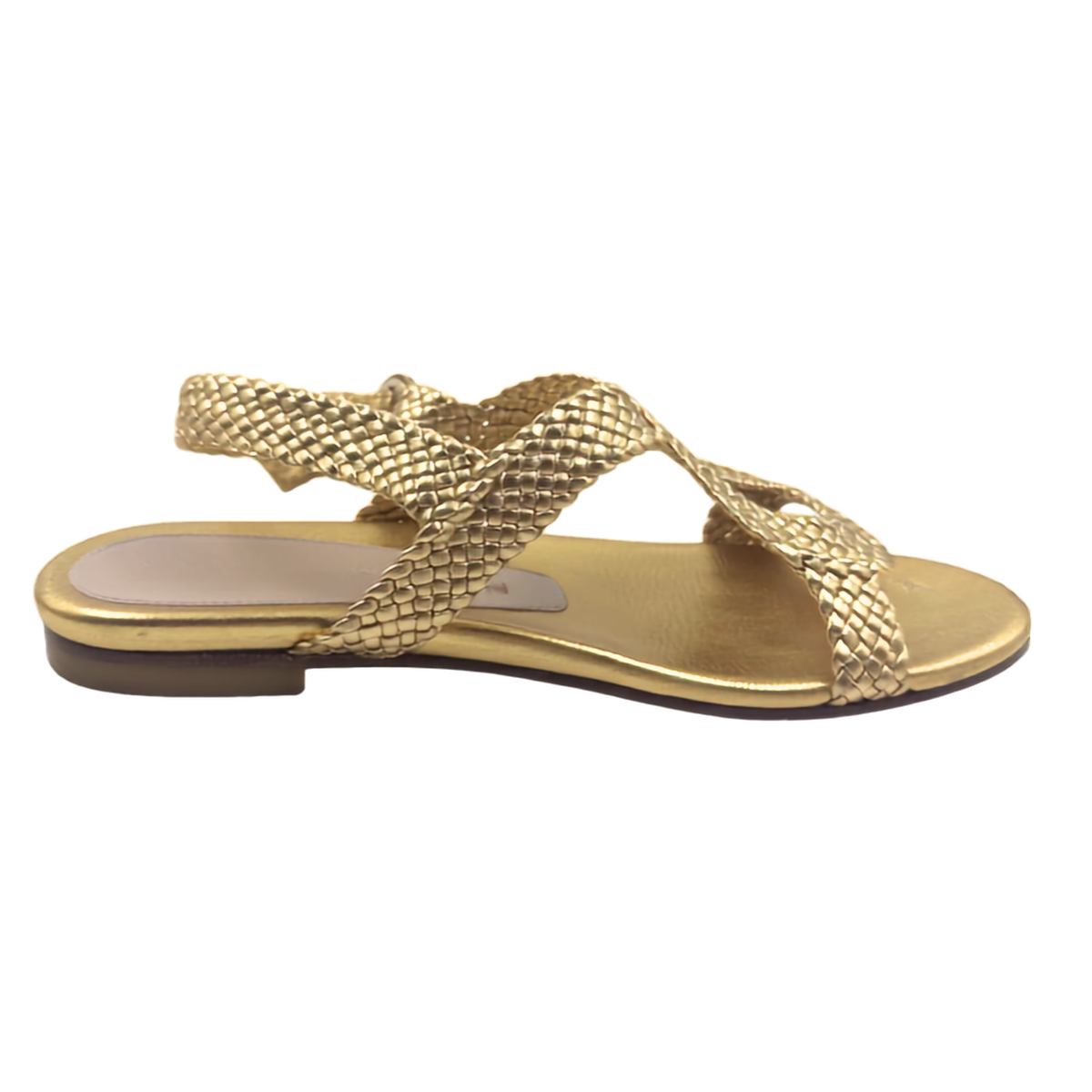 Stuart Weitzman 7 Gold Sandals