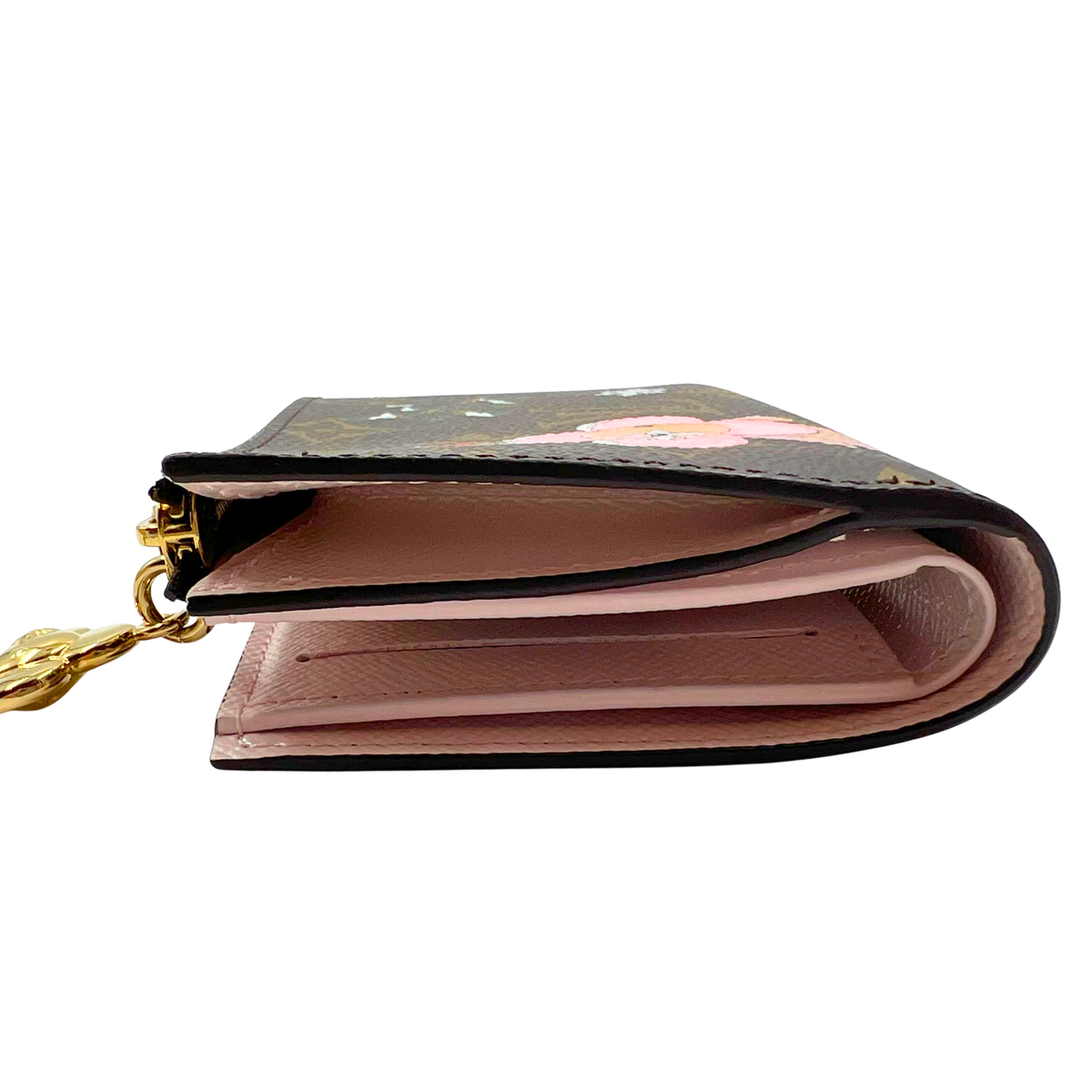 Louis Vuitton Monogram Vivian Snowy Pearl Lisa Wallet