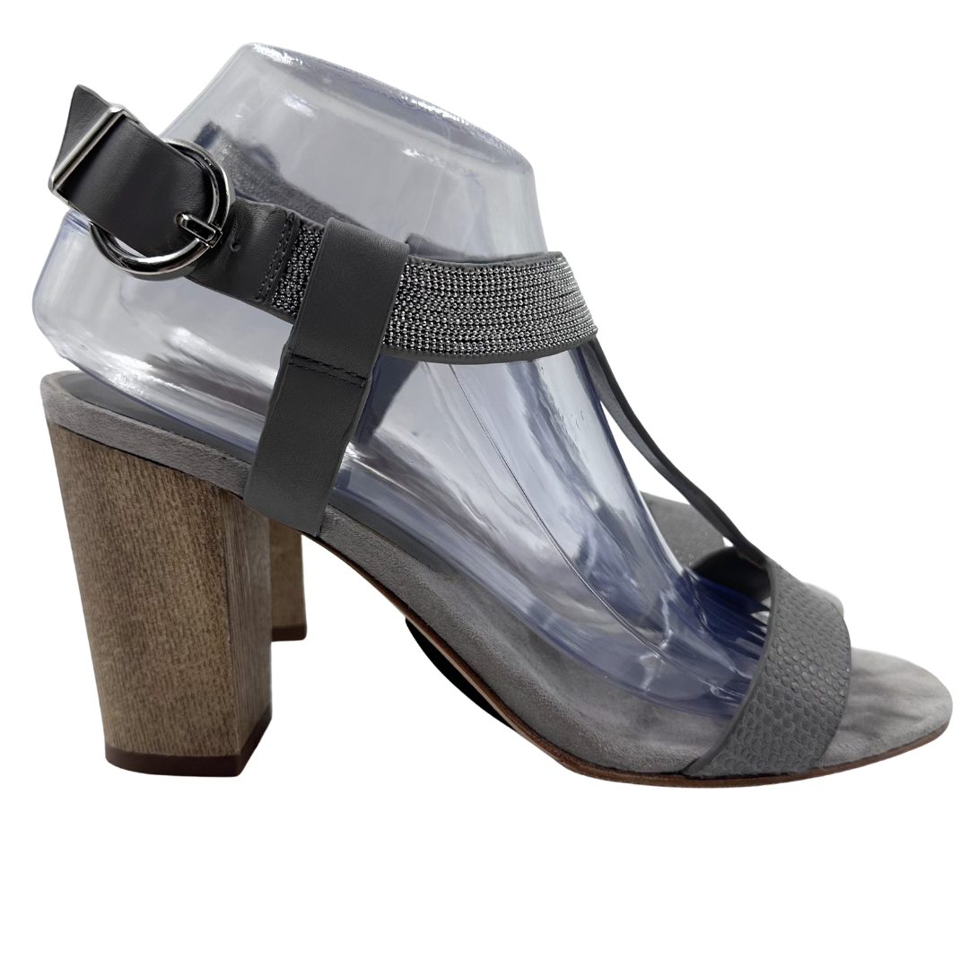 Lola Cruz 39 Grey Sandals