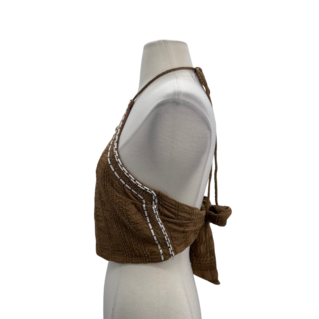 Miou Muse Brown Top