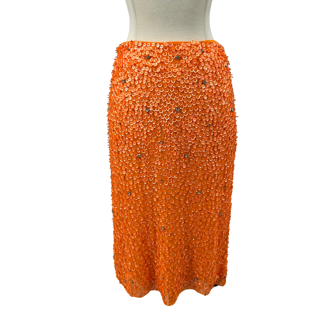 Des_Phemmes Orange Skirt