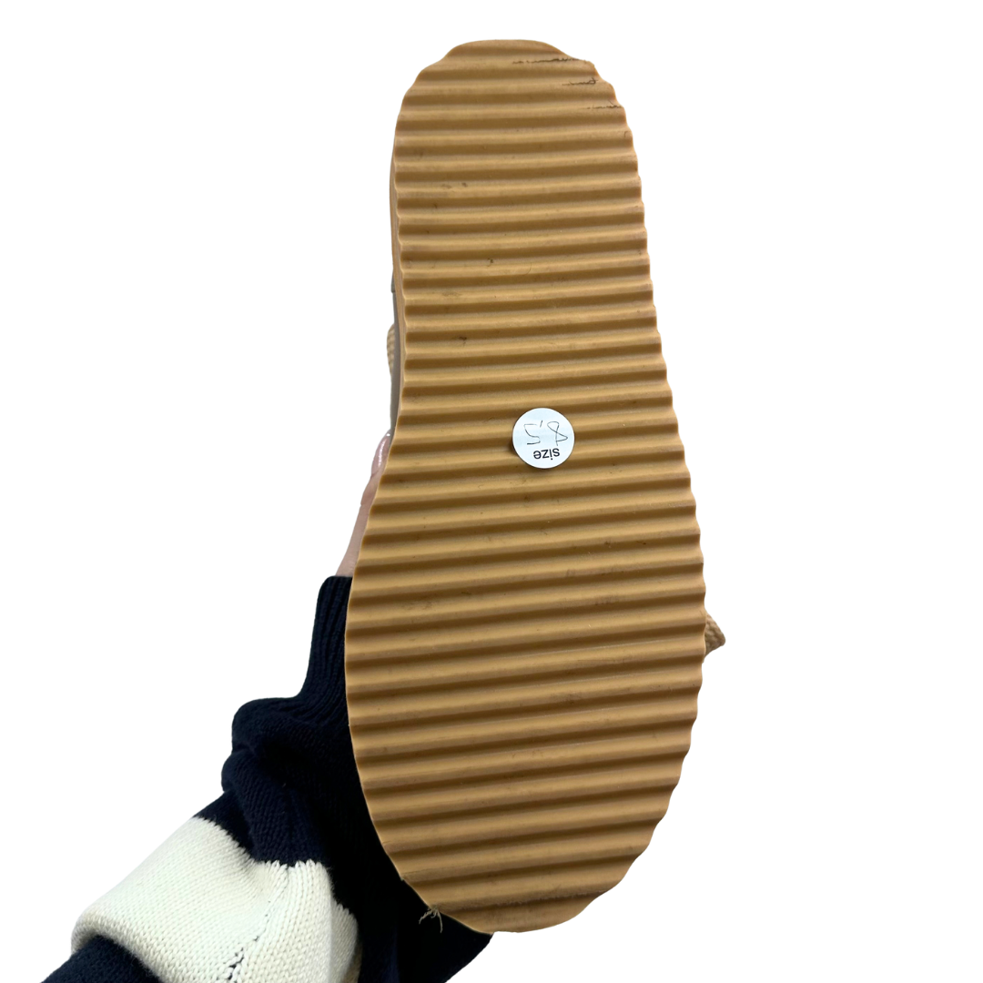 Larroude 8.5 Tan Leather/Suede Boots