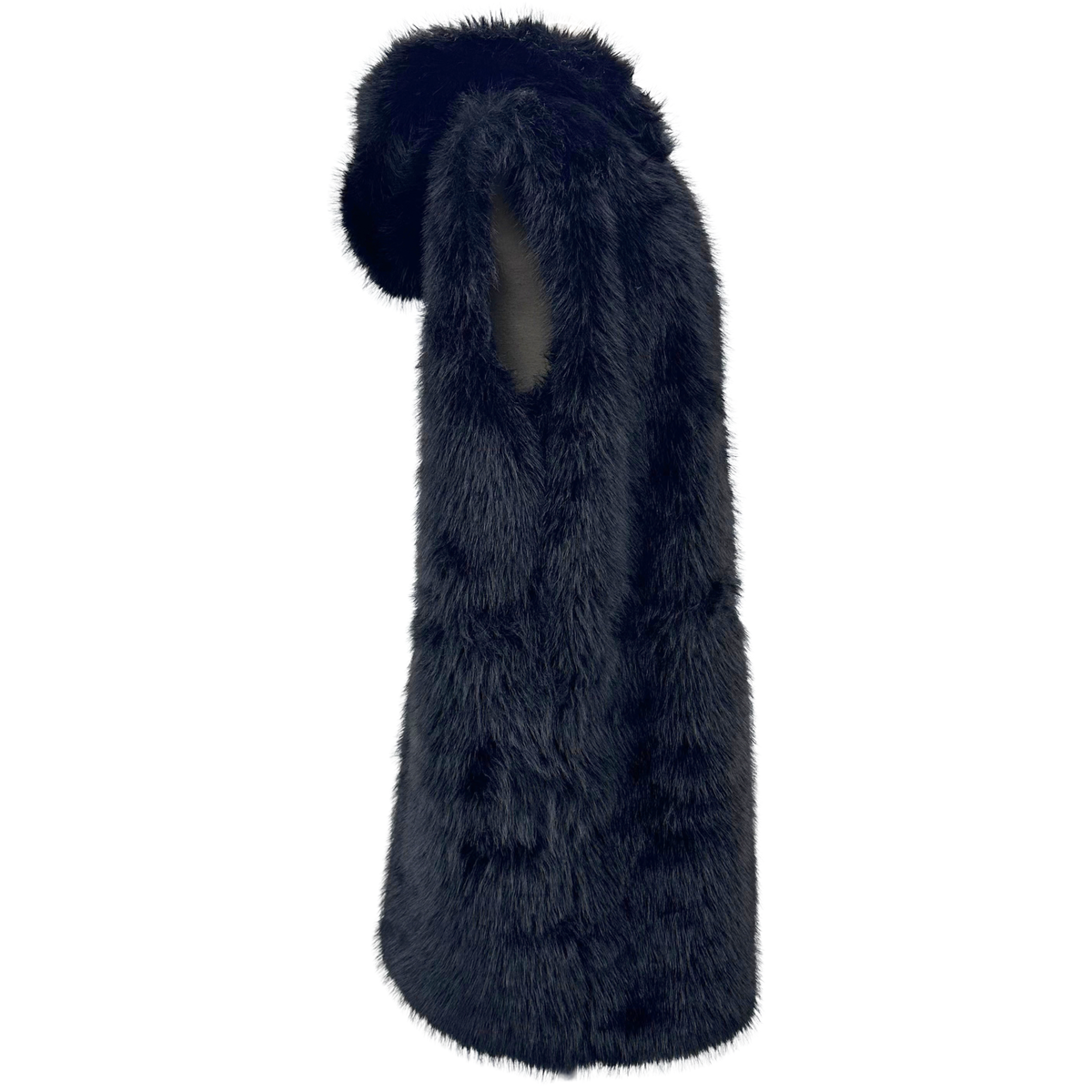 Odiva Black Faux Fur
