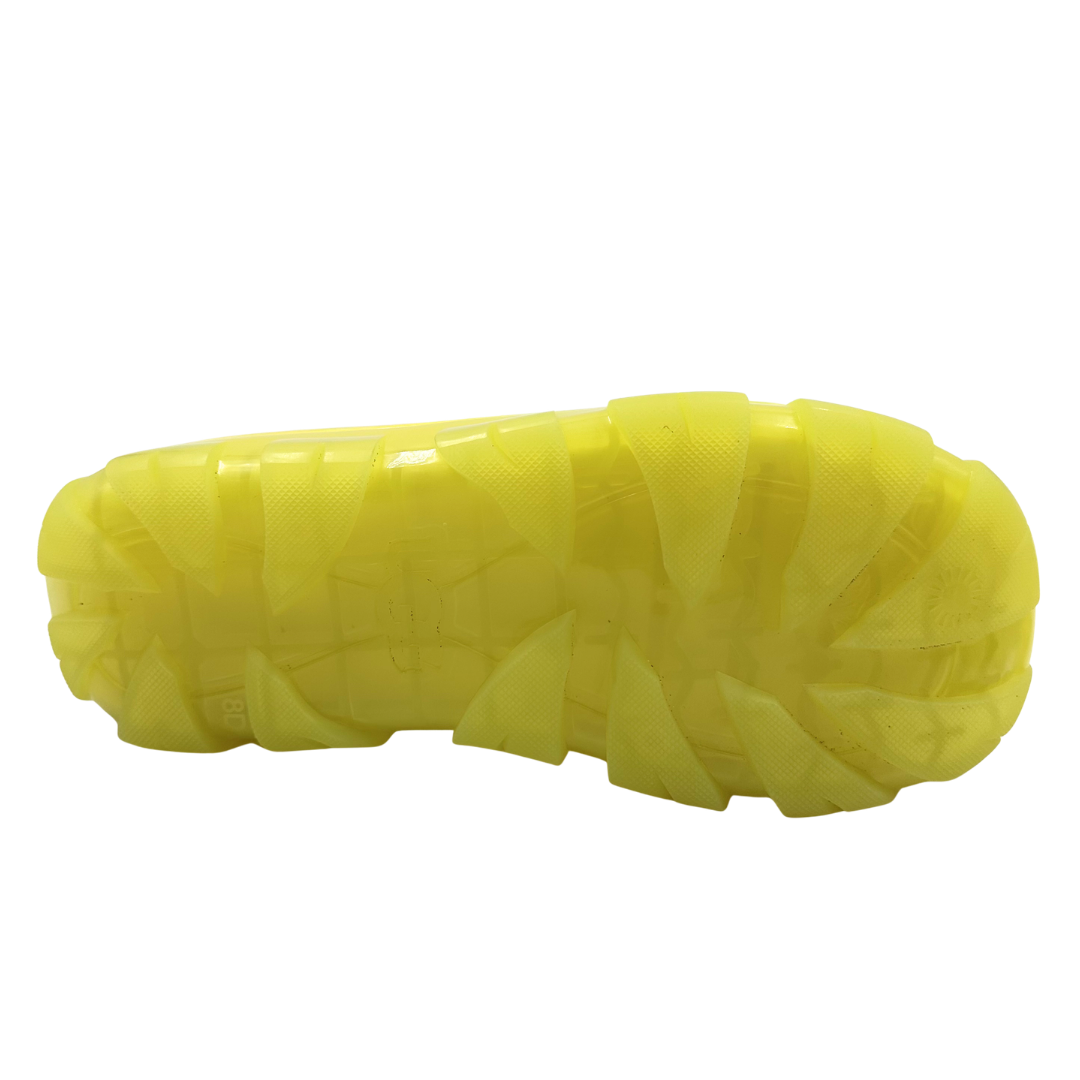 Ugg 8 Neon Yellow Jella Slides