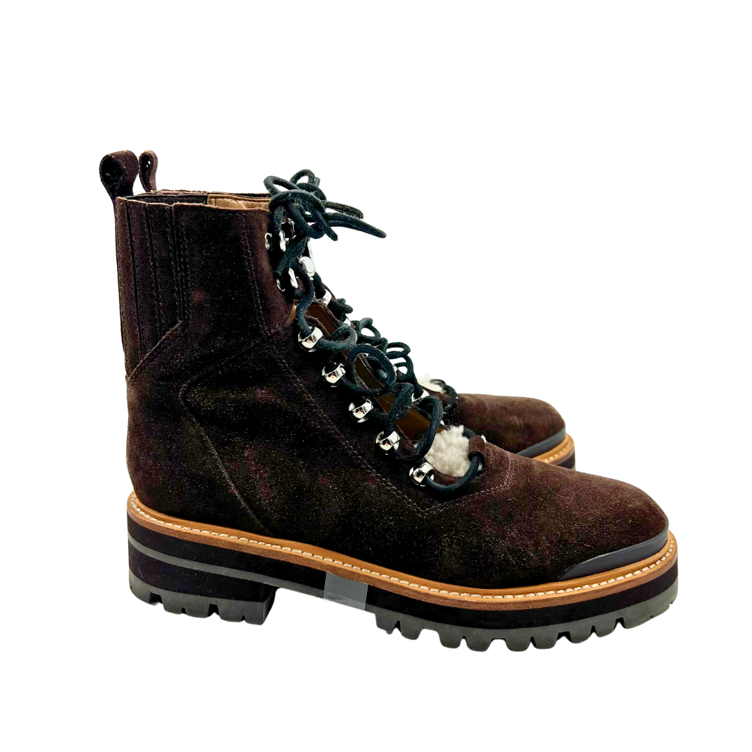 Marc Fisher 7.5 Brown Suede Booties