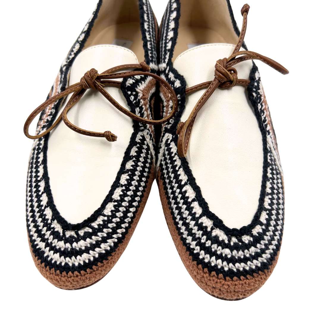 Gabriela Hearst 5 35 Multi Leather/Fabric Flats