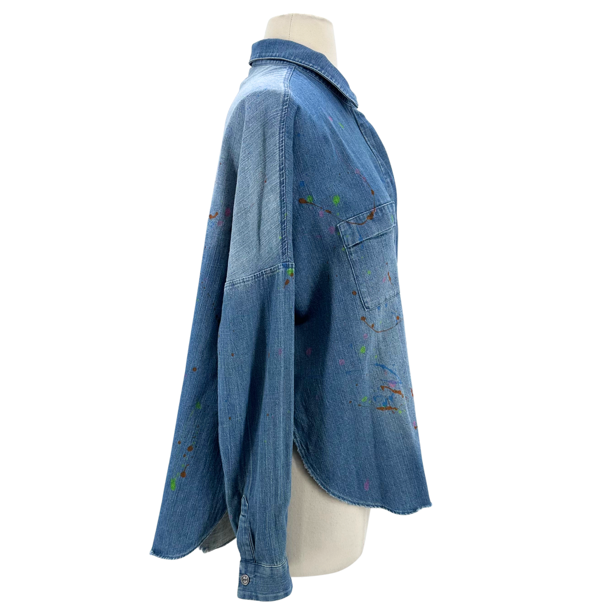 Lisa Todd Blue/Multi Button up