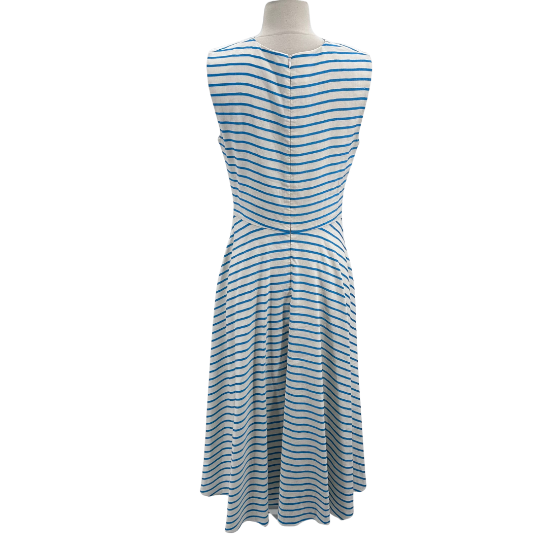 Jorge Vazquez White/Blue Dress