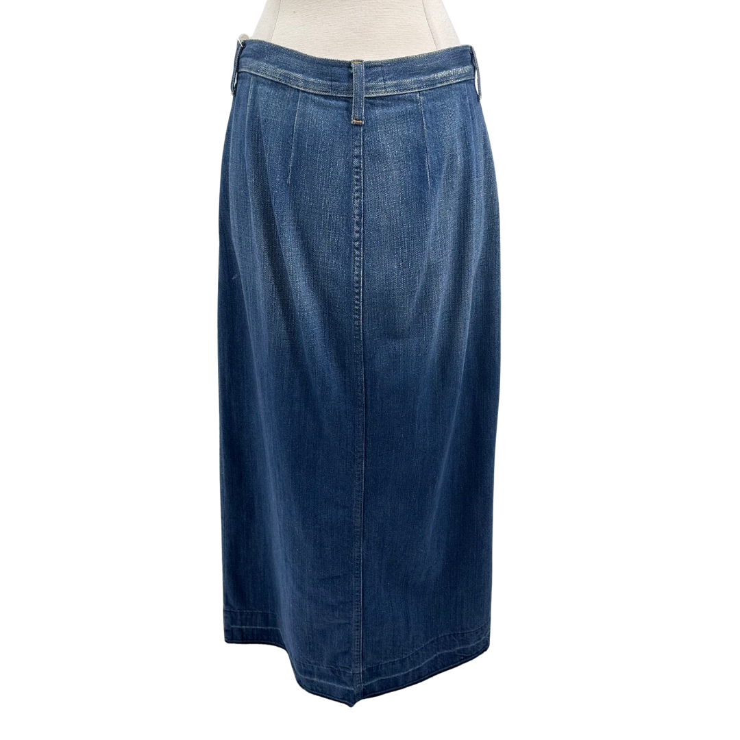 Current Elliott Blue Denim Skirt