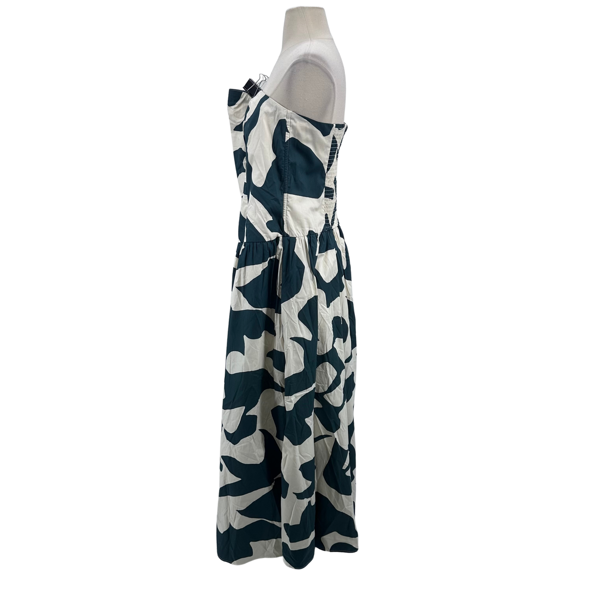 Abercrombie + Fitch White/Green Dress