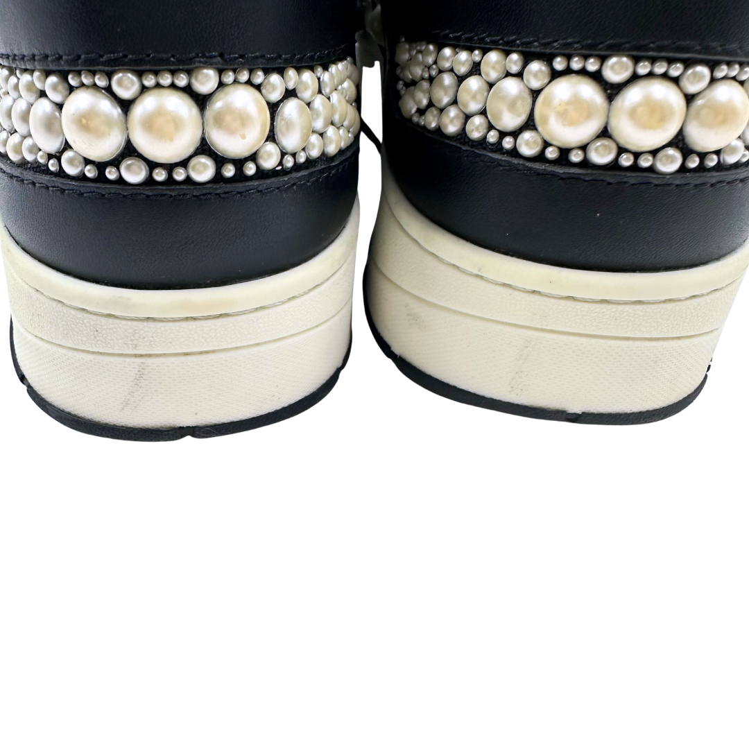 Jimmy Choo 38 Black/White Sneakers