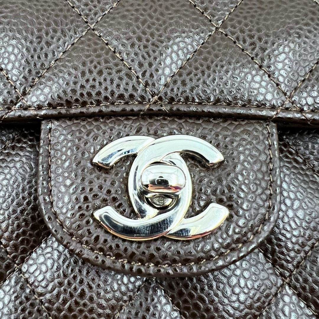 Chanel East West Single Flap Shoulder bag