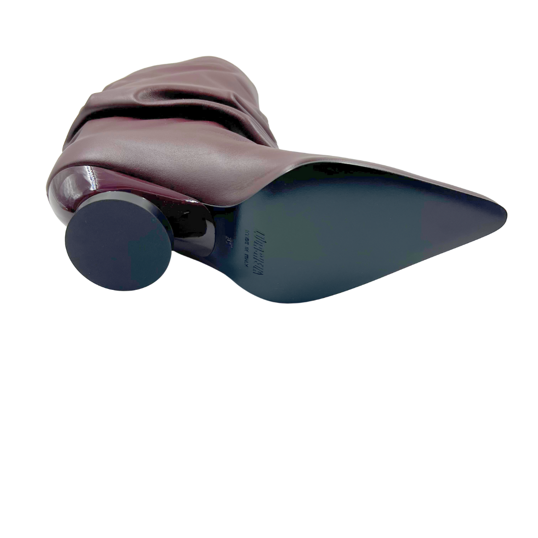 Lucasheva 7 37 Burgundy Leather Boots