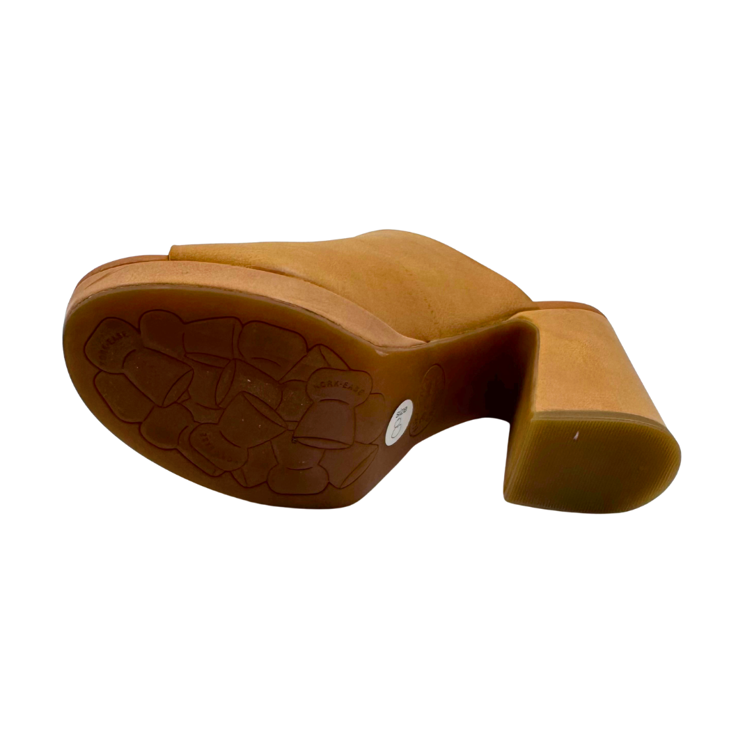 Kork Ease 8 Tan Leather Heels