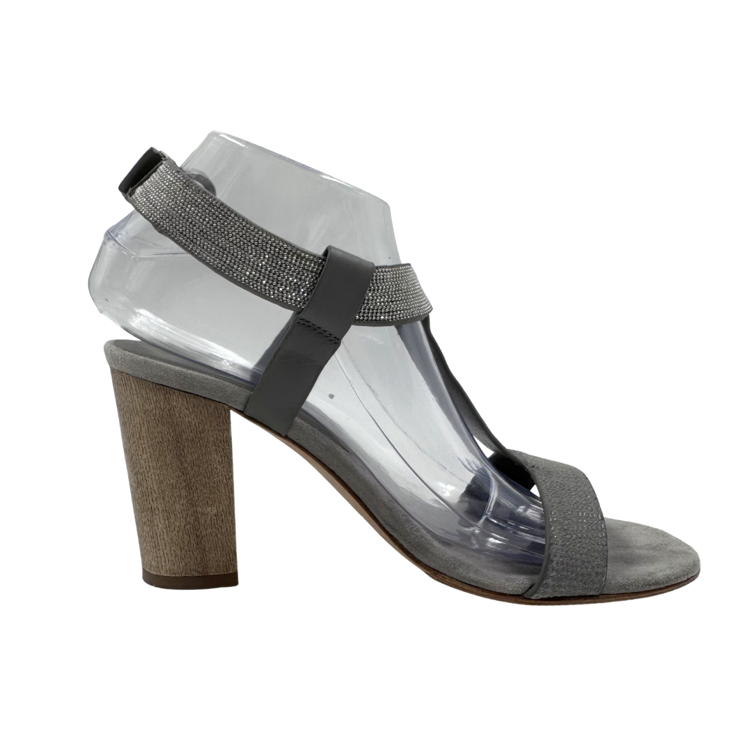 Lola Cruz 39 Grey Sandals