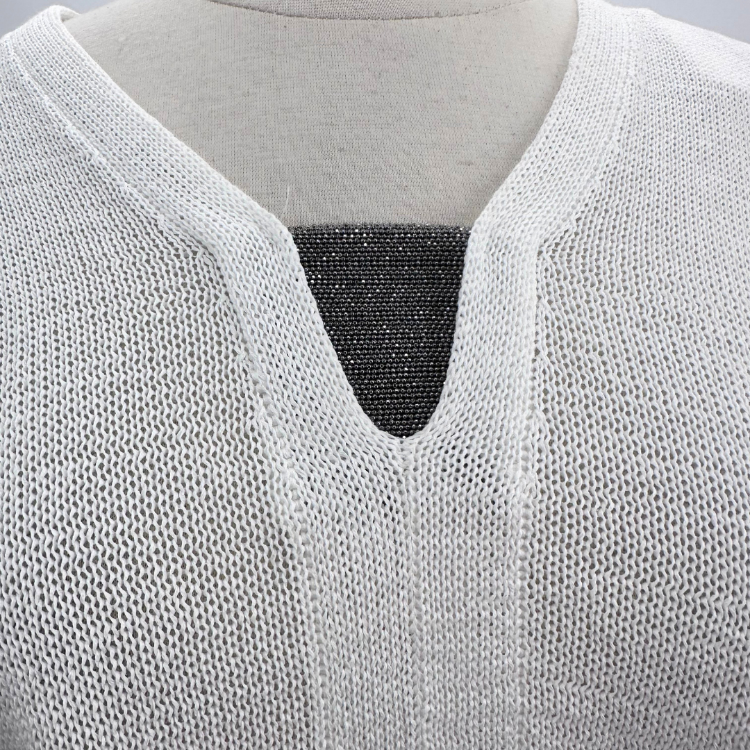 Brunello Cucinelli Size XS White Sweater