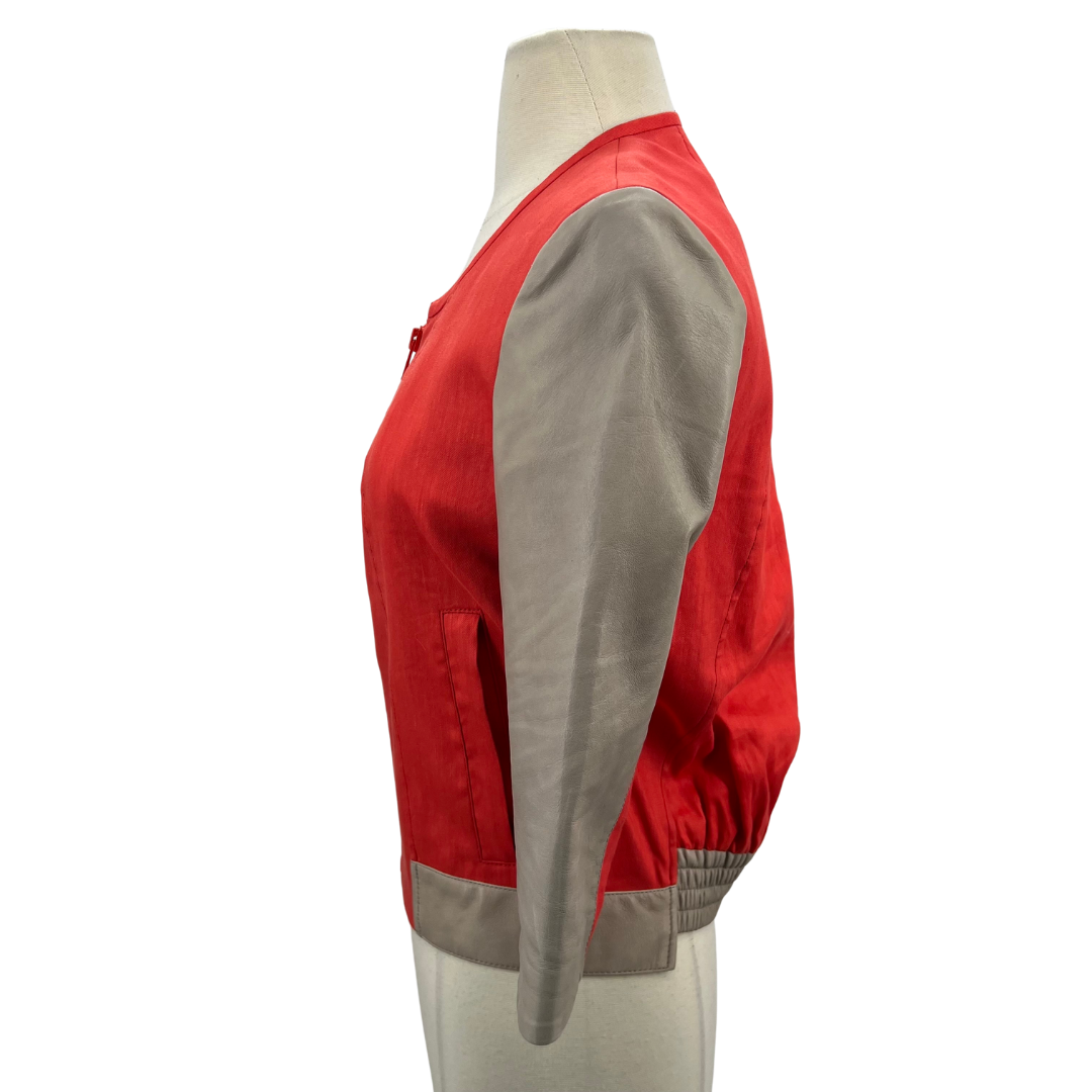 Helmut Lang Red/Tan Jacket