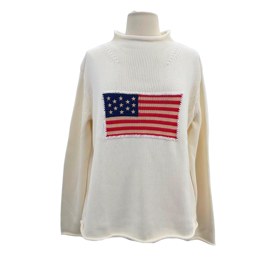 Tuckernuck White/Blue/Red Sweater