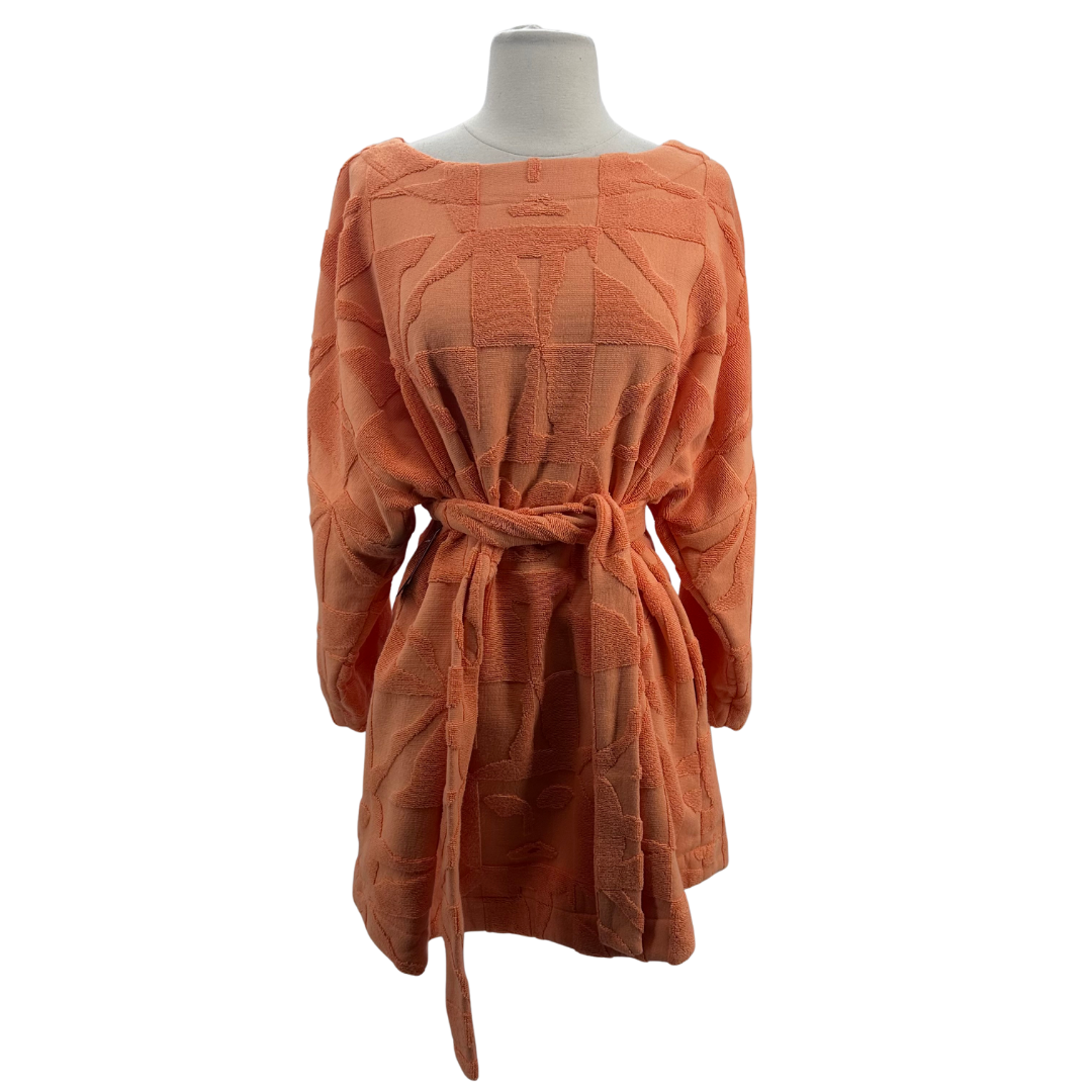 Lucy Folk Tangerine Dress