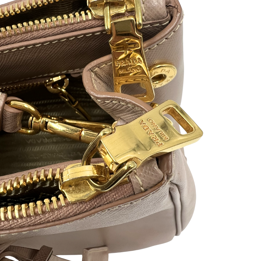 Prada Small Double Zip Galleria Two-way bag