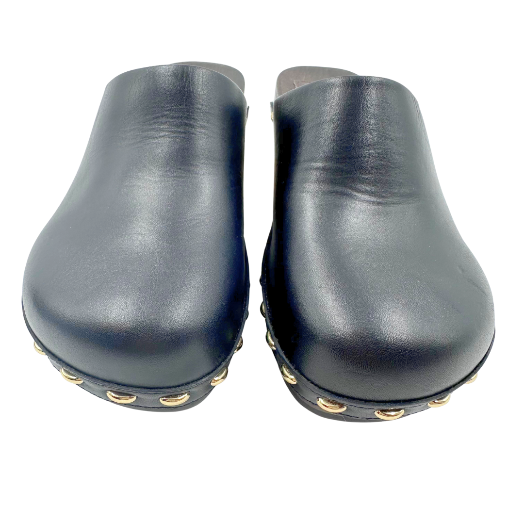 Fendi 36 Black Clogs