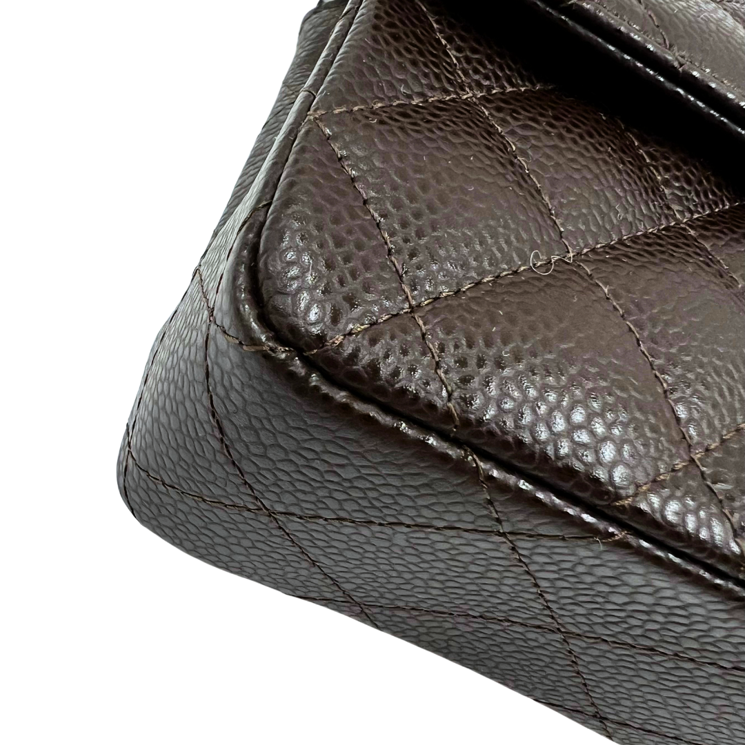 Chanel East West Single Flap Shoulder bag