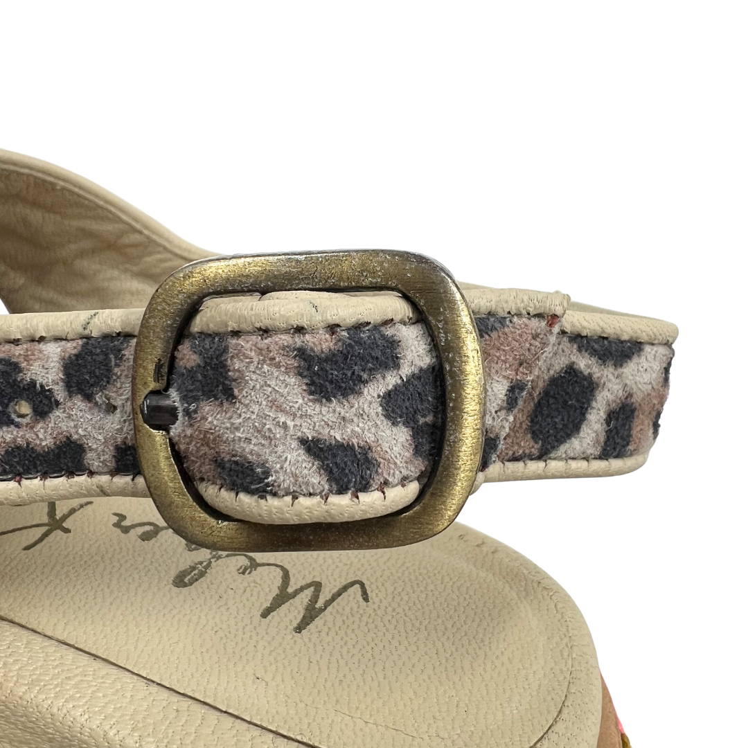 Mehar Kakalia 6.5 Multi-Color Leather/Textile Sandals