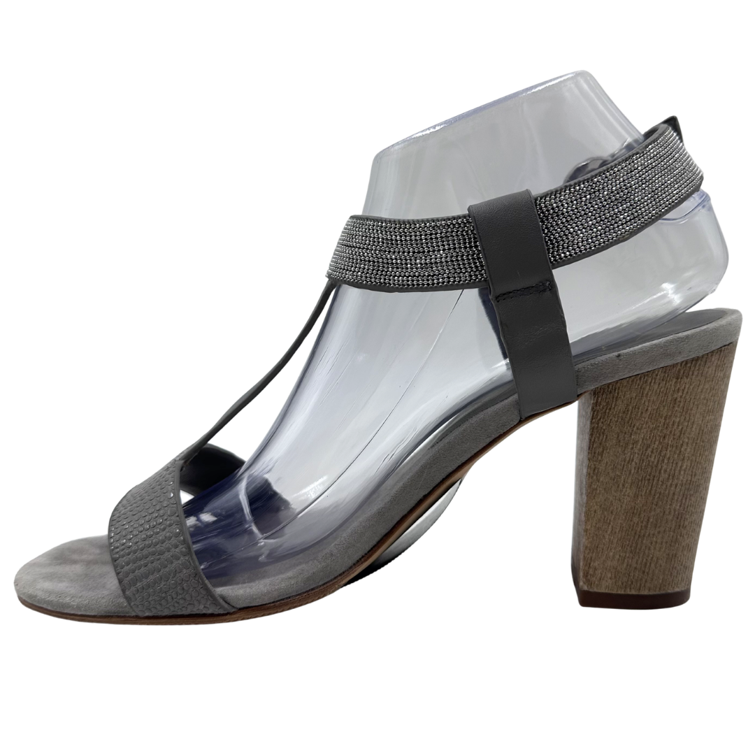 Lola Cruz 39 Grey Sandals
