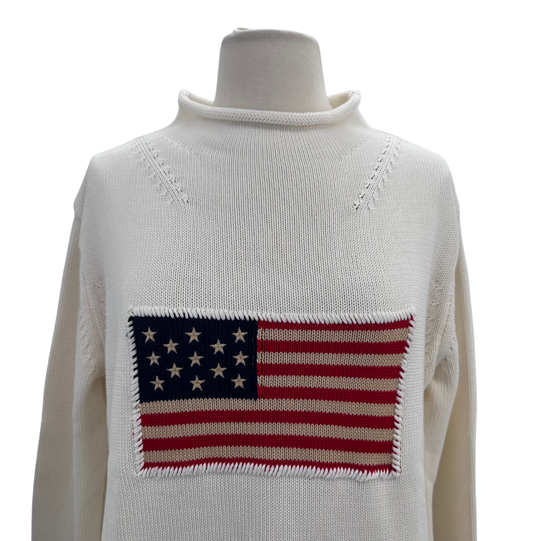 Tuckernuck White/Blue/Red Sweater