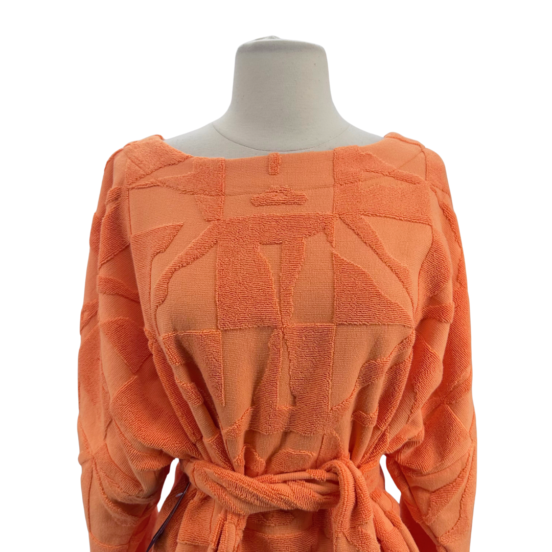 Lucy Folk Tangerine Dress