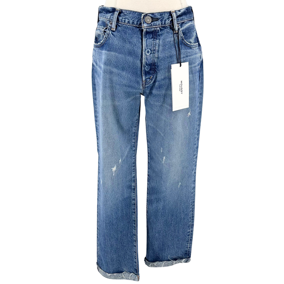 Moussy Size 27 Medium Wash Jeans