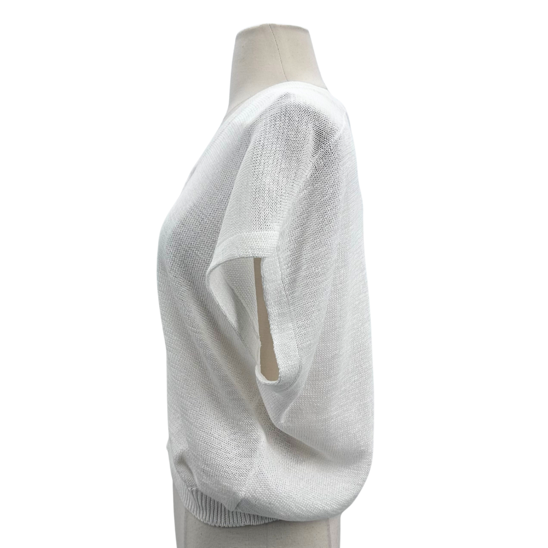 Brunello Cucinelli Size XS White Sweater