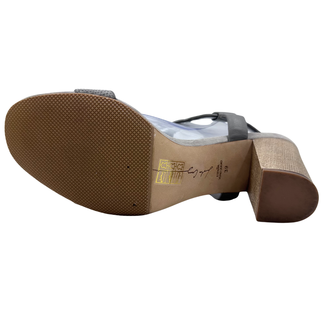 Lola Cruz 39 Grey Sandals