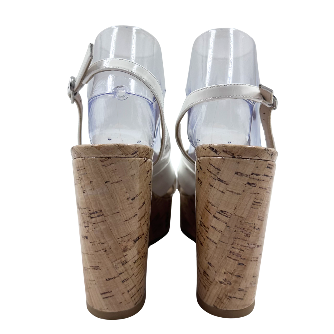 Stuart Weitzman 8 Cream Sandals