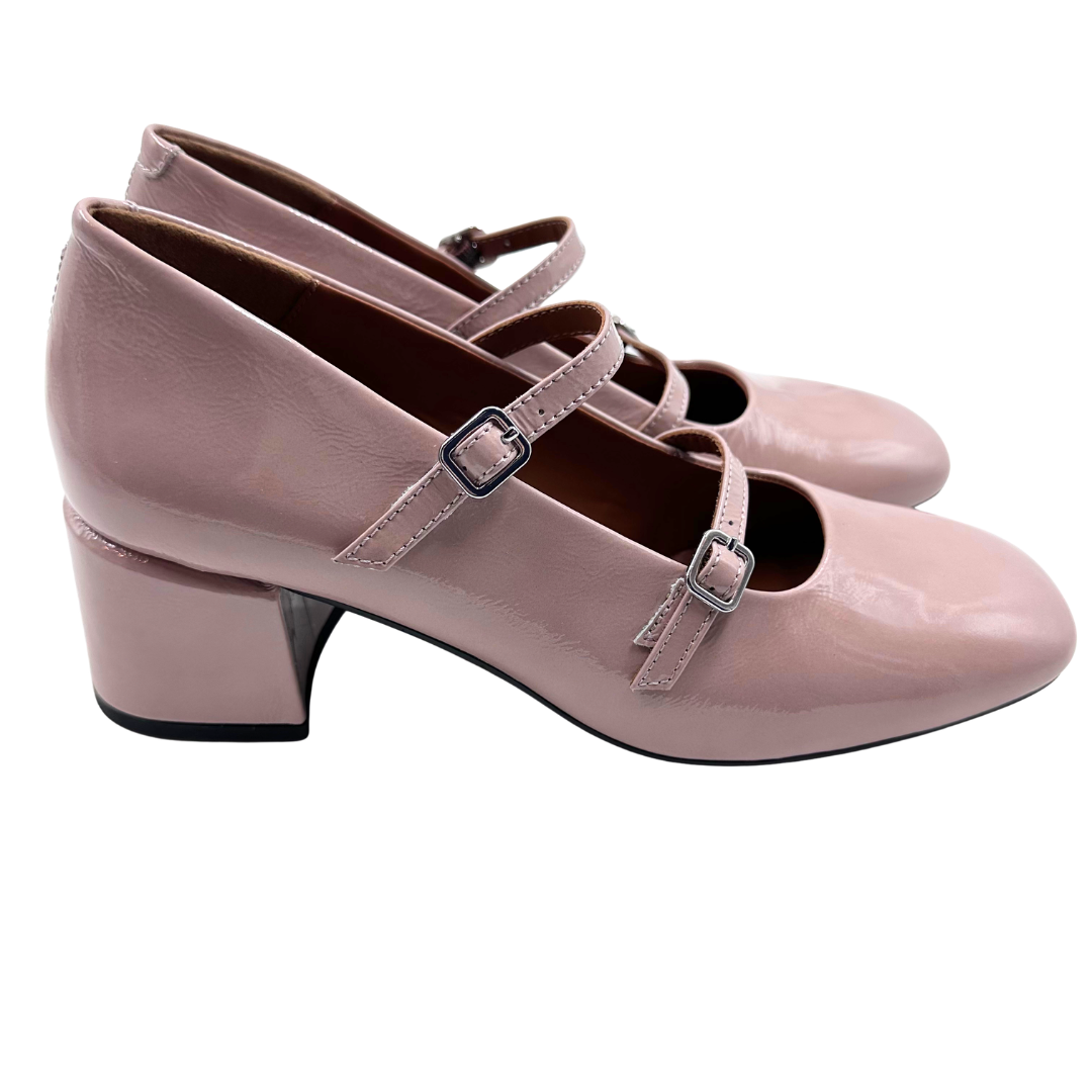 Vagabond 10 40 Pink Patent Leather Heels