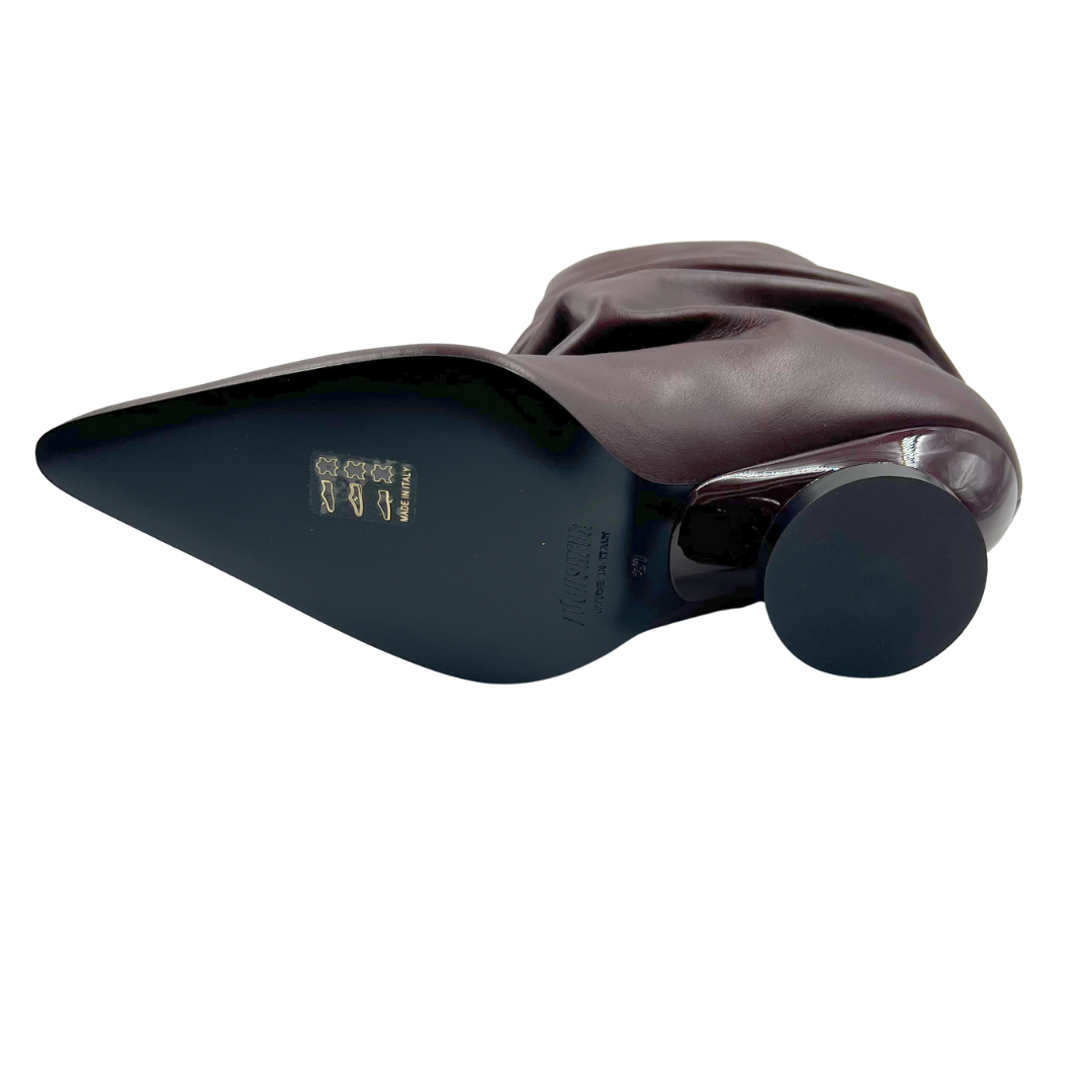 Lucasheva 7 37 Burgundy Leather Boots