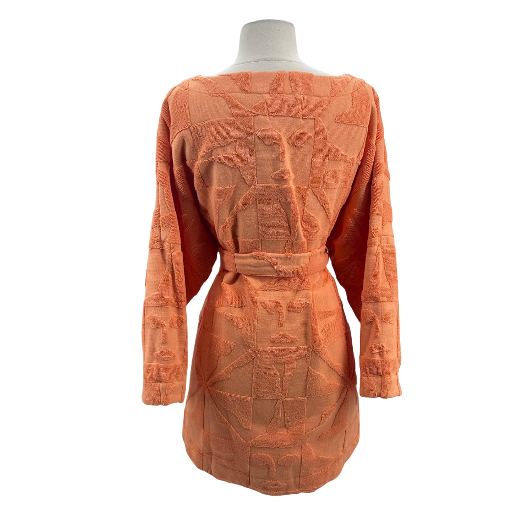 Lucy Folk Tangerine Dress