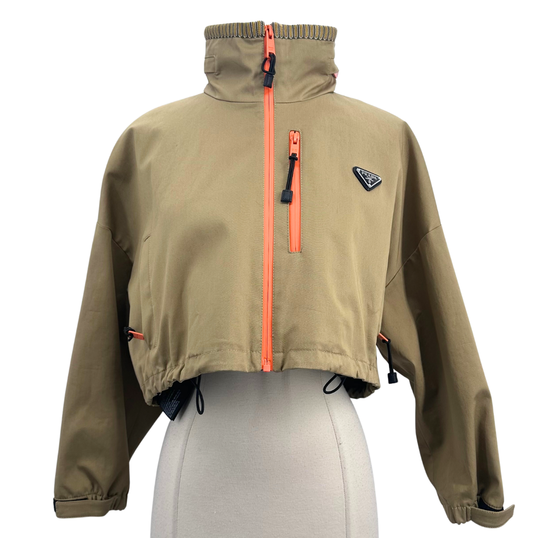 Prada Size 40 Khaki Jacket