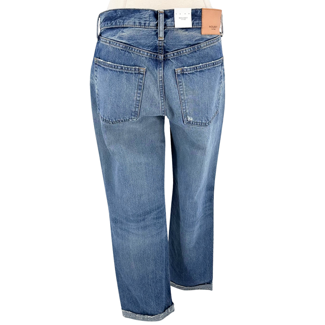 Moussy Size 27 Medium Wash Jeans