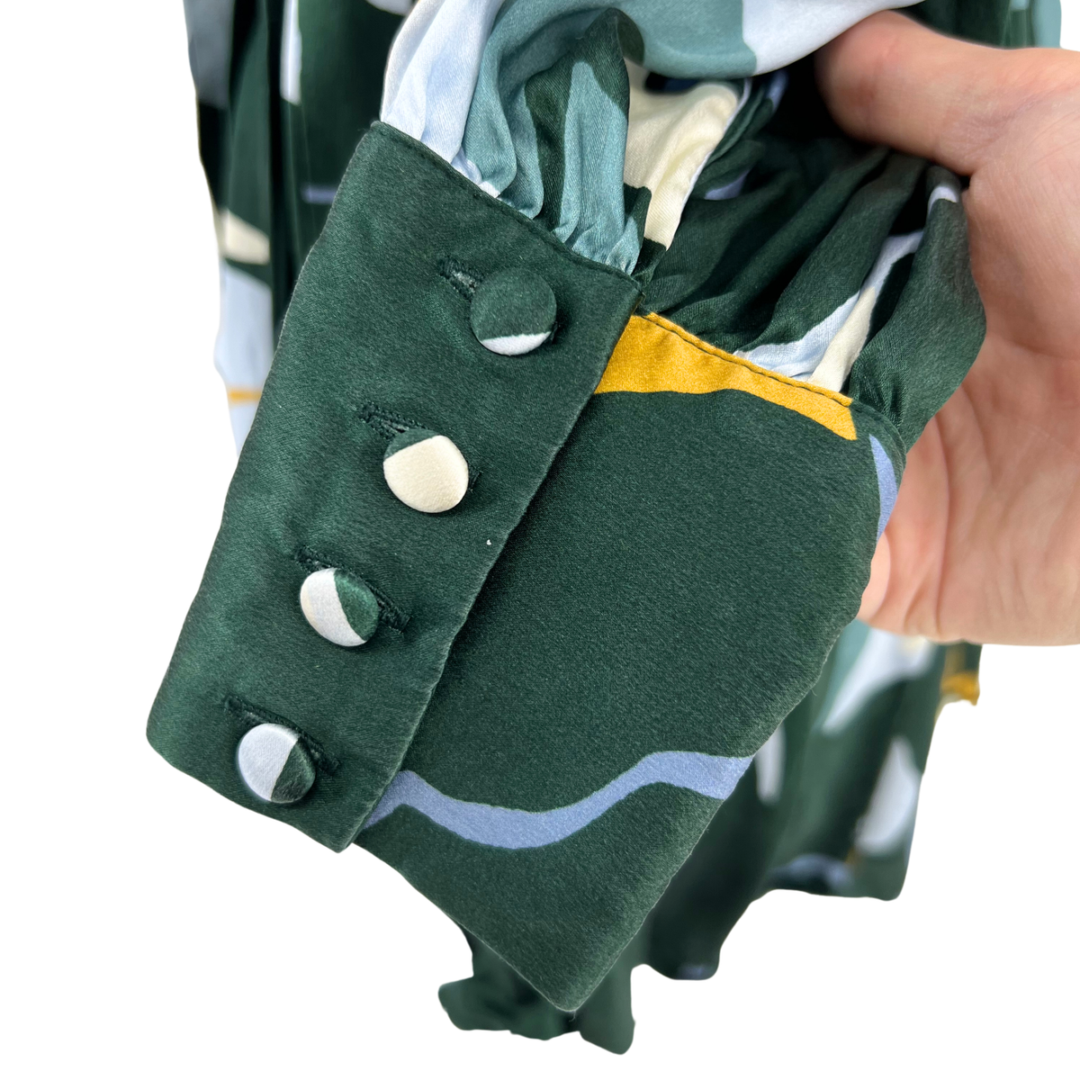 Reformation Green Dress