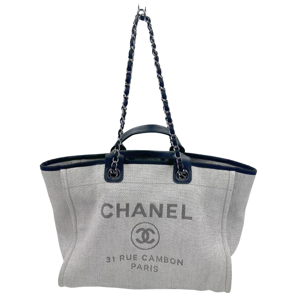 Chanel Large Deauville Shopping Tote